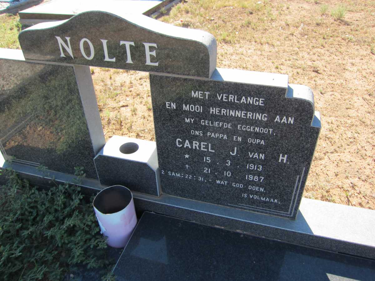 NOLTE Carel J. van H. 1913-1987