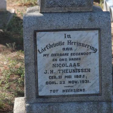 THEUNISSEN Nicolaas J.H. 1855-1931