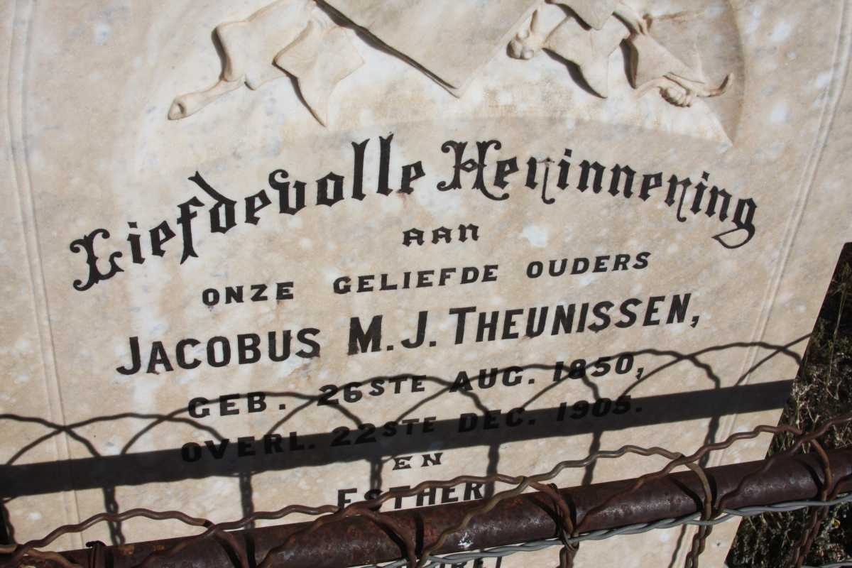 THEUNISSEN Jacobus M.J. 1850-1905