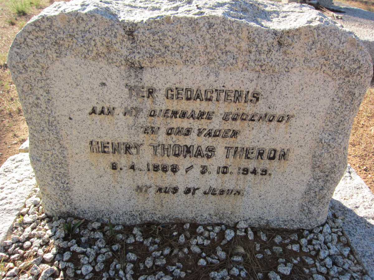 THERON Henry Thomas 1888-1949