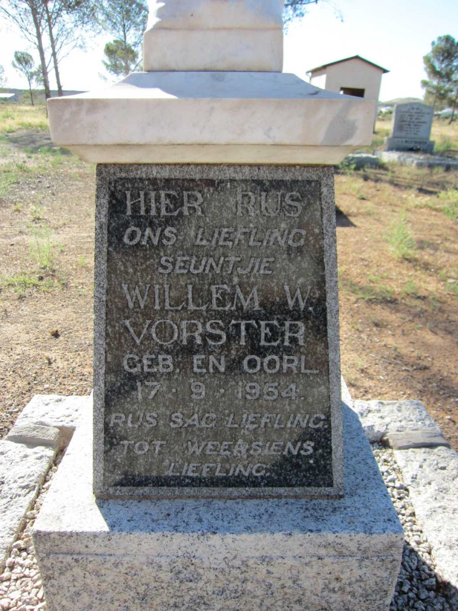 VORSTER Willem W. 1954-1954