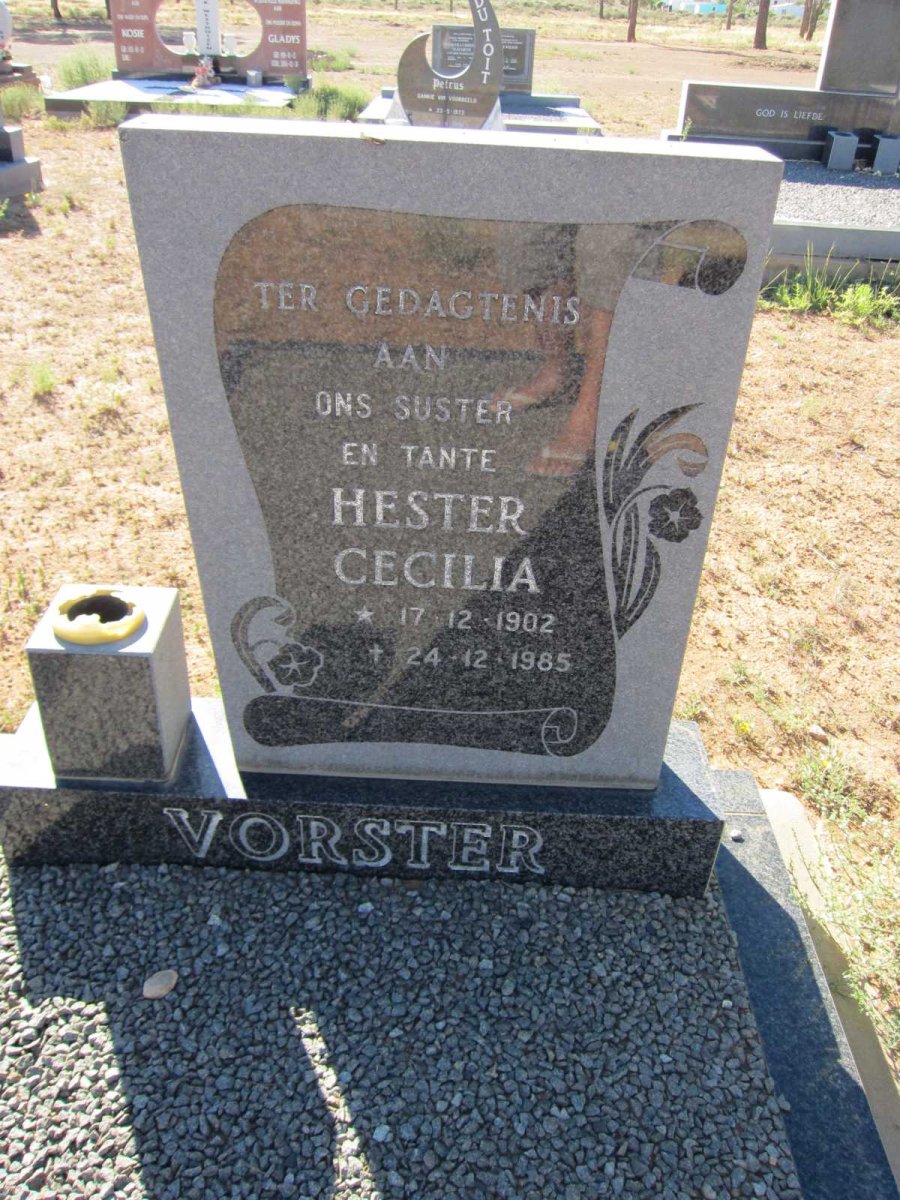 VORSTER Hester Cecilia 1902-1985