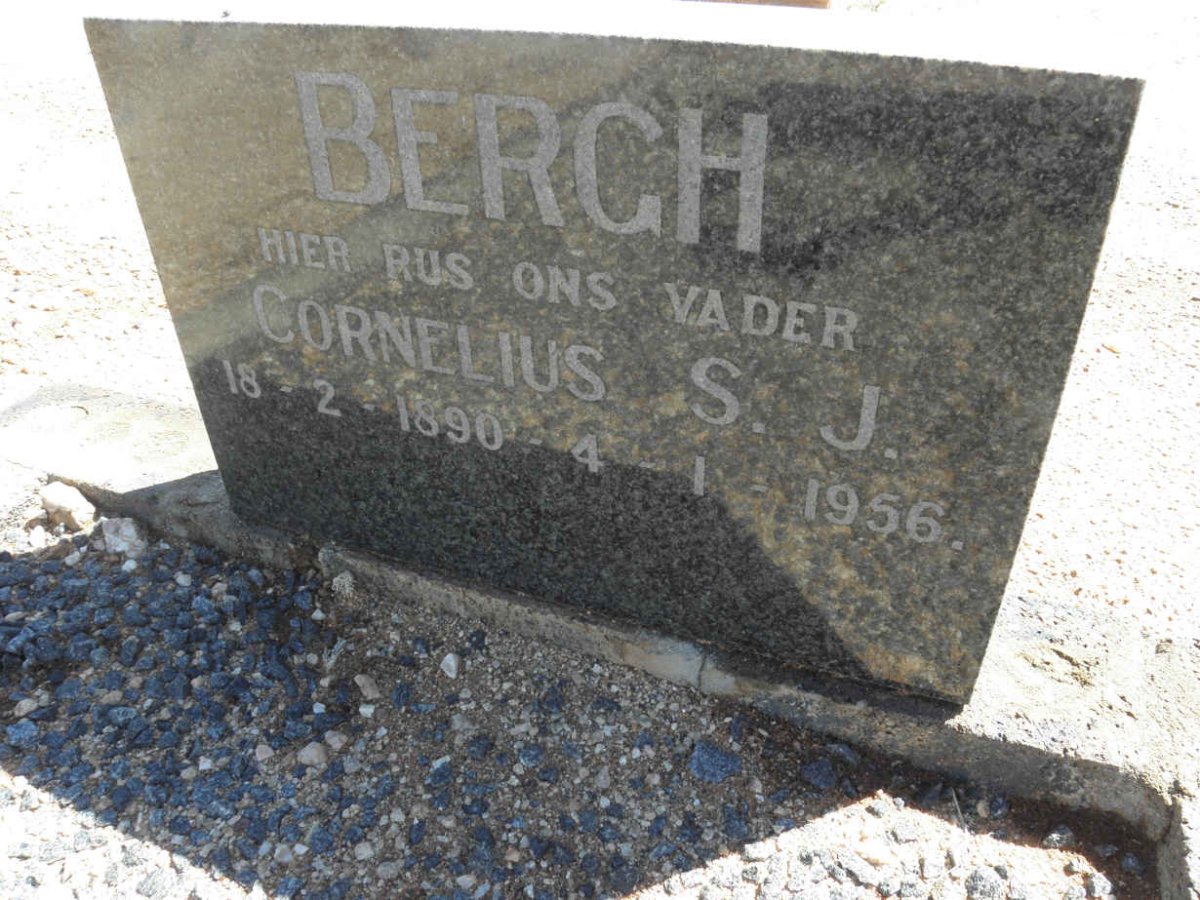 BERGH Cornelius S.J. 1890-1956