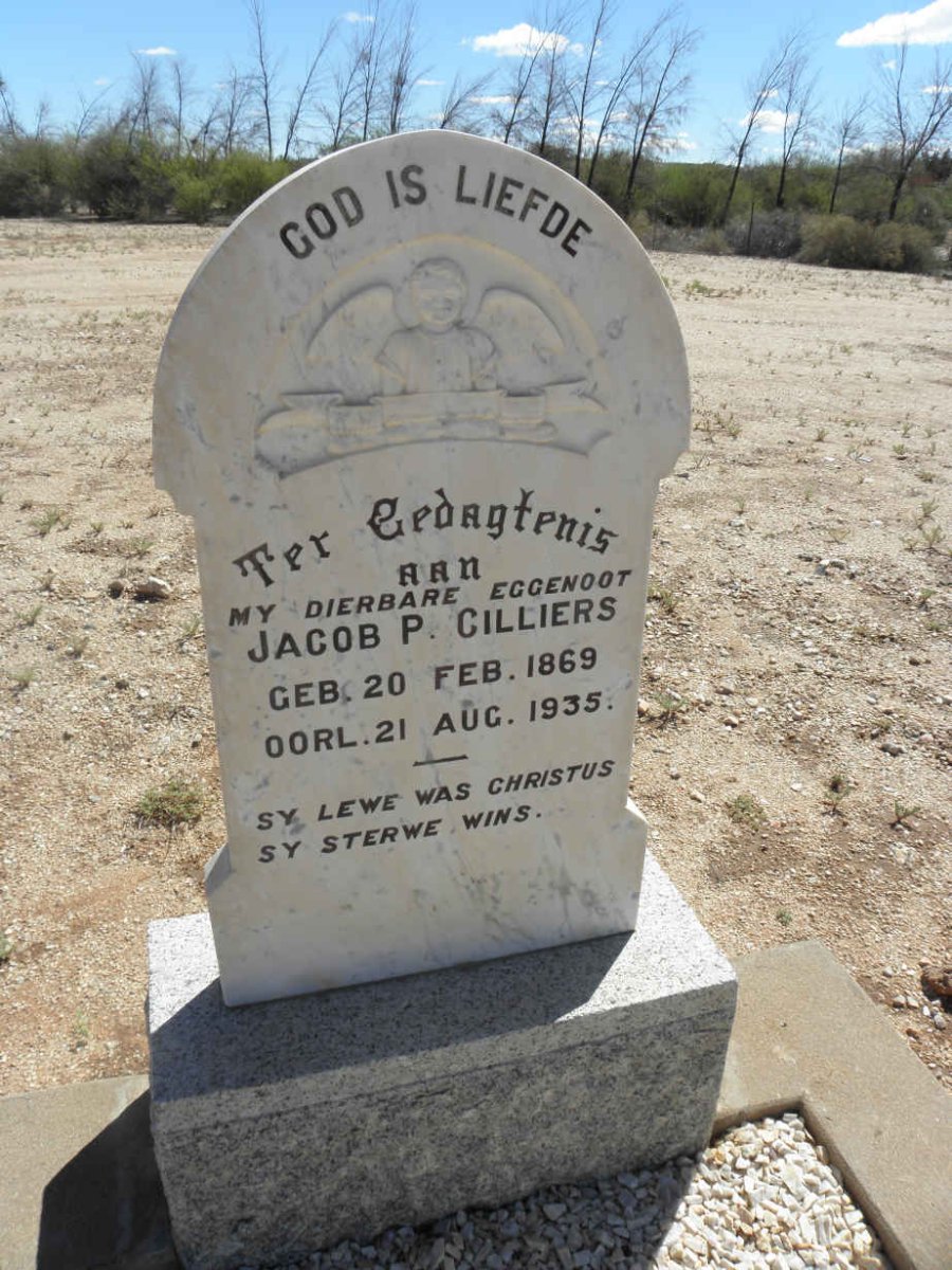 CILLIERS Jacob P. 1869-1935