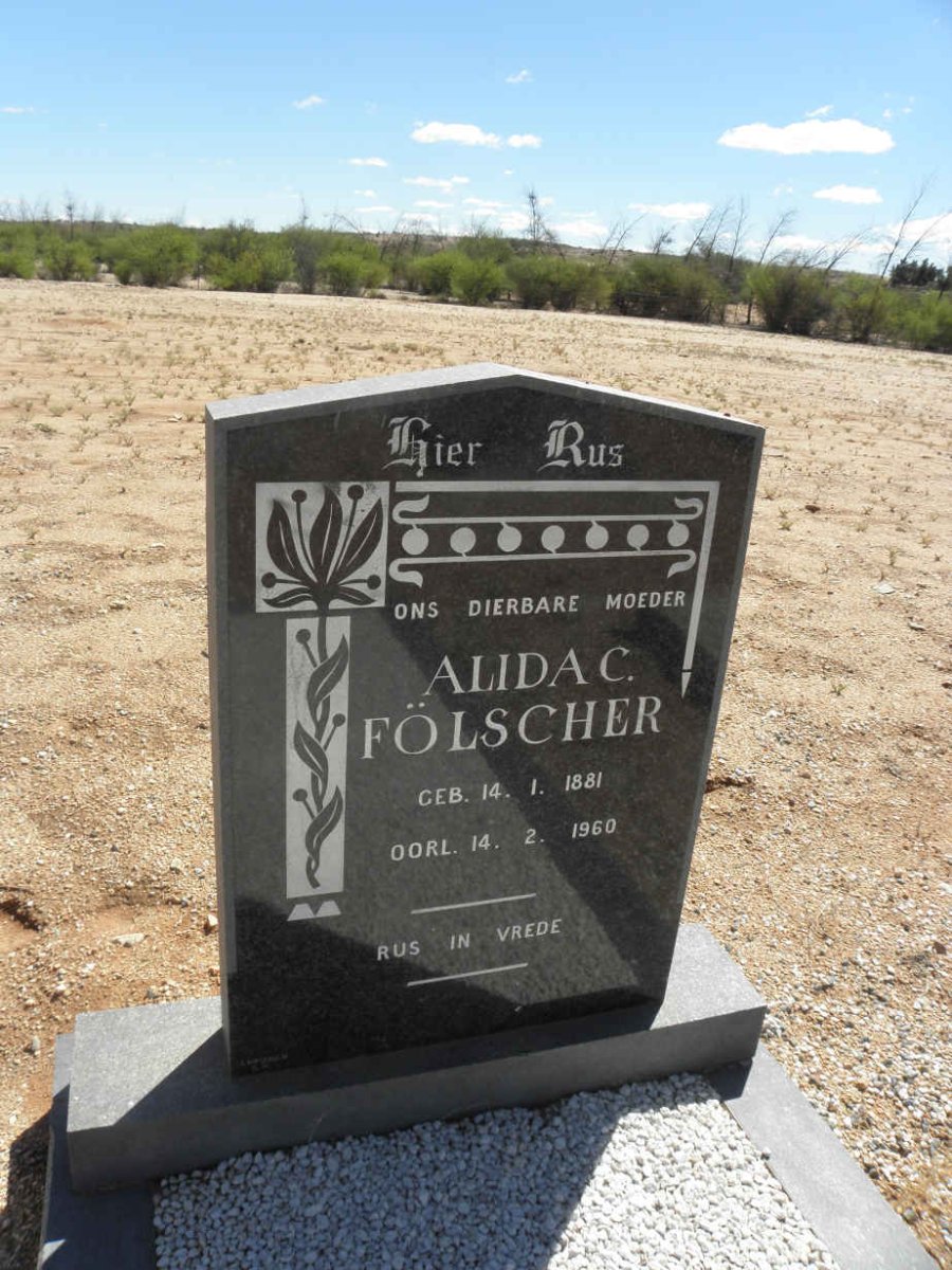 FÖLSCHER Alida C. 1881-1960