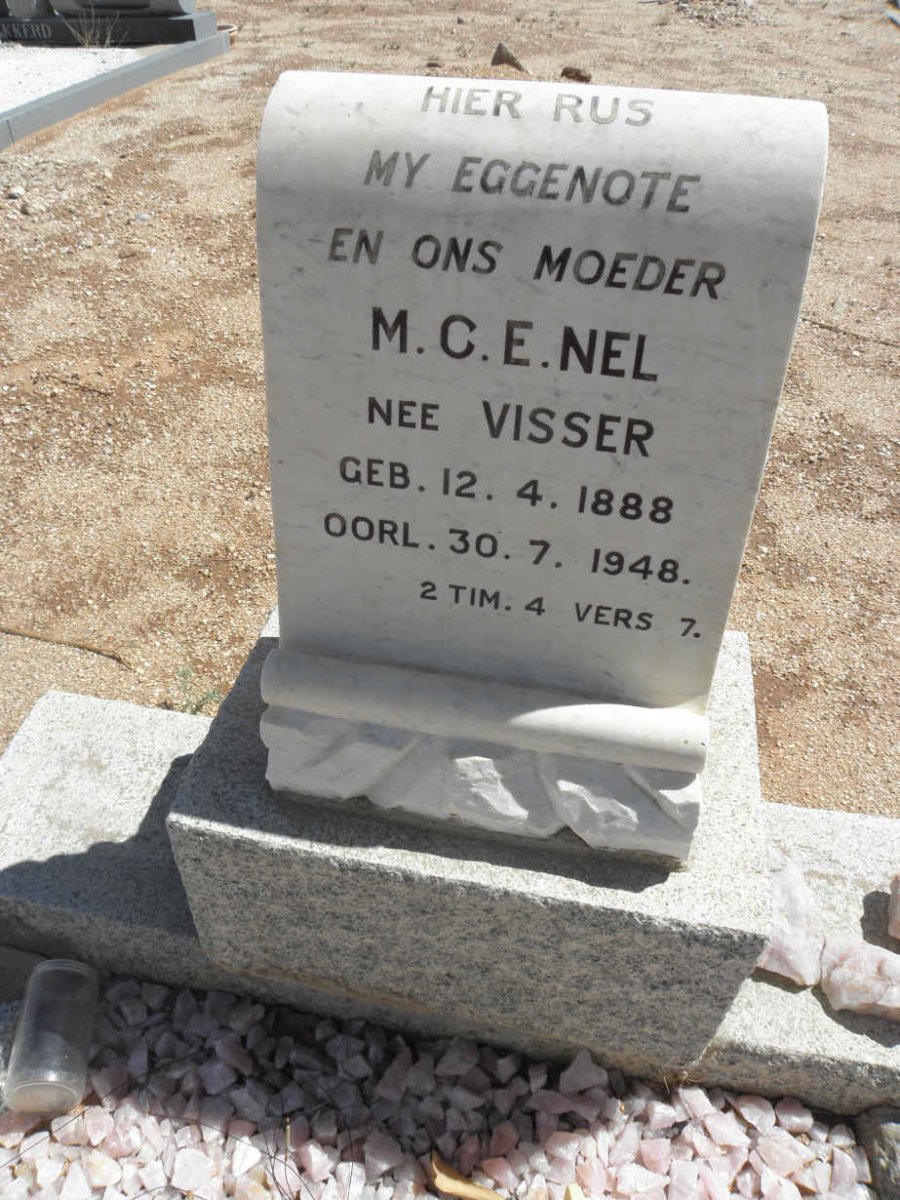 NEL M.C.E. nee VISSER 1888-1948