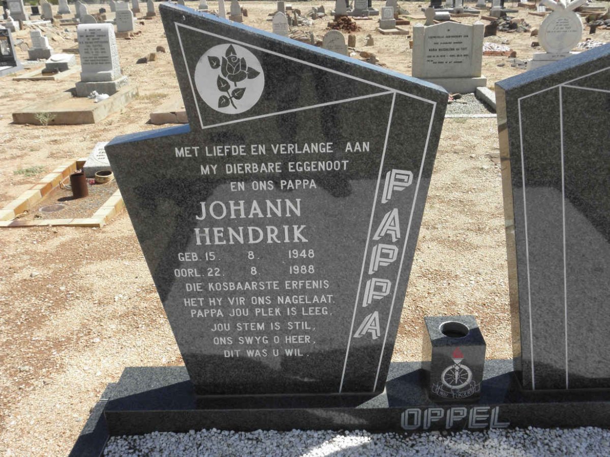 OPPEL Johann Hendrik 1948-1988