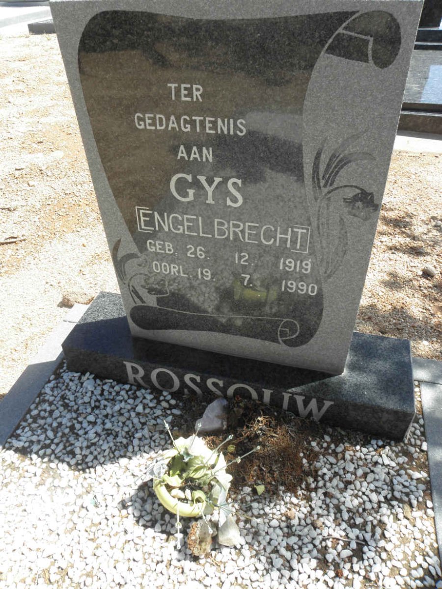ROSSOUW Gys nee ENGELBRECHT 1919-1990