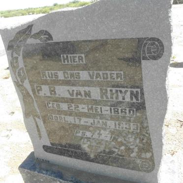 RHYN P.B., van 1860-1939 &amp; S.H.M. 1867-1952