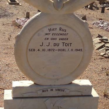 TOIT J.J., du 1872-1945