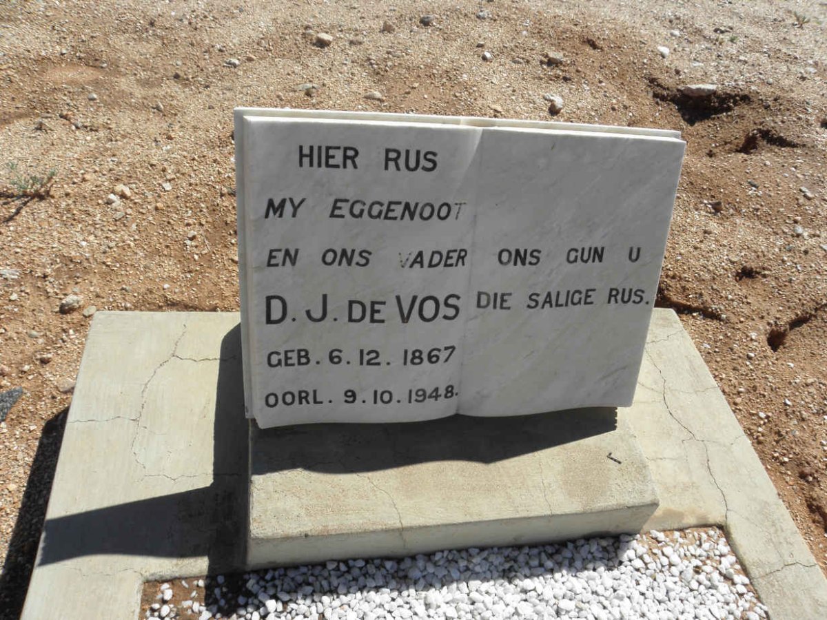 VOS D.J., de 1867-1948
