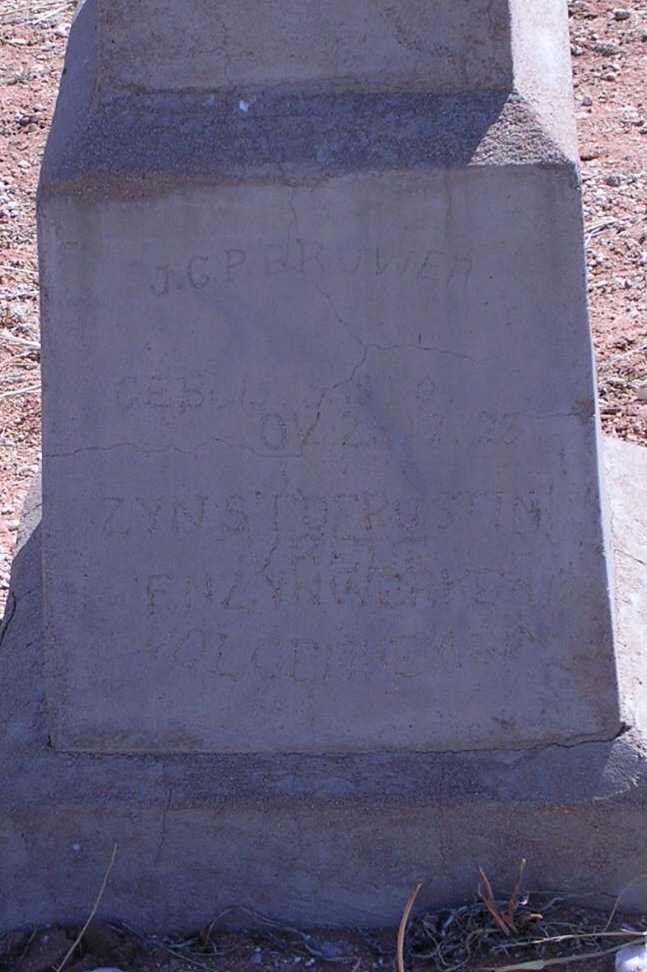 BRUWER J.C.P. 1859-1923
