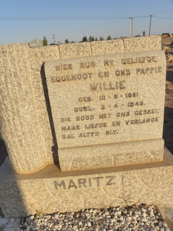 MARITZ Willie 1891-1948
