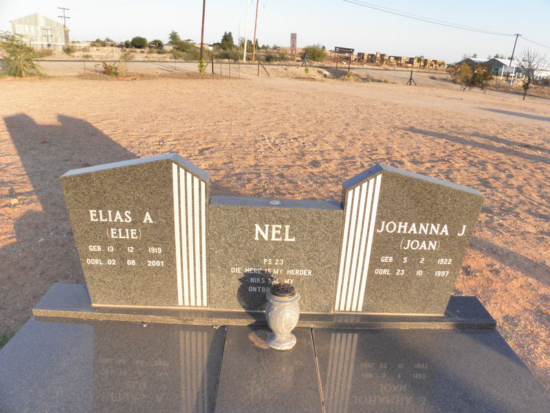 NEL Elias A. 1919-2001 &amp; Johanna 1922-1997