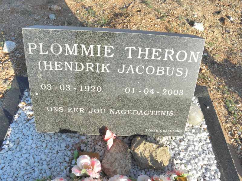 THERON Hendrik Jacobus 1920-2003