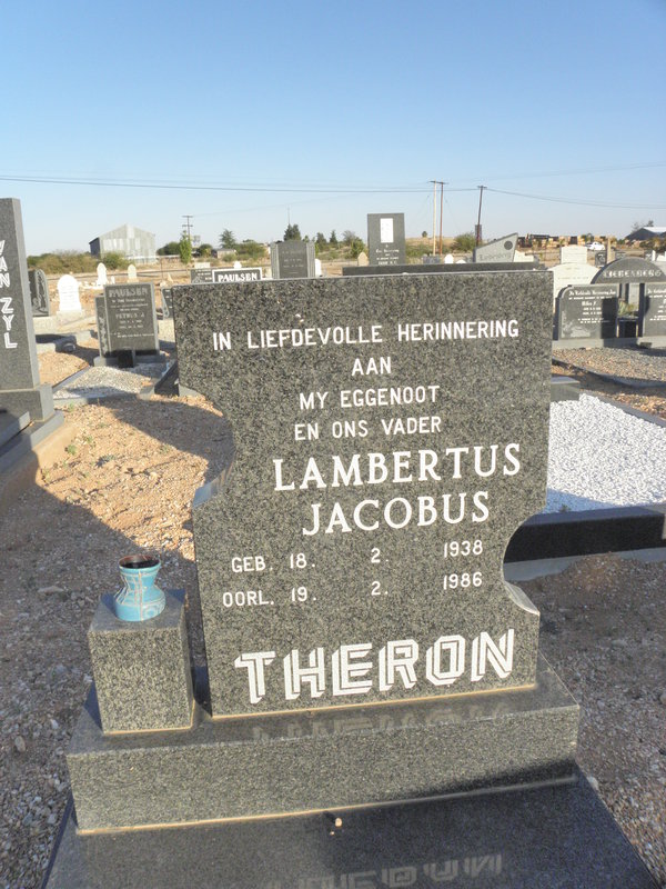 THERON Lambertus Jacobus 1938-1986