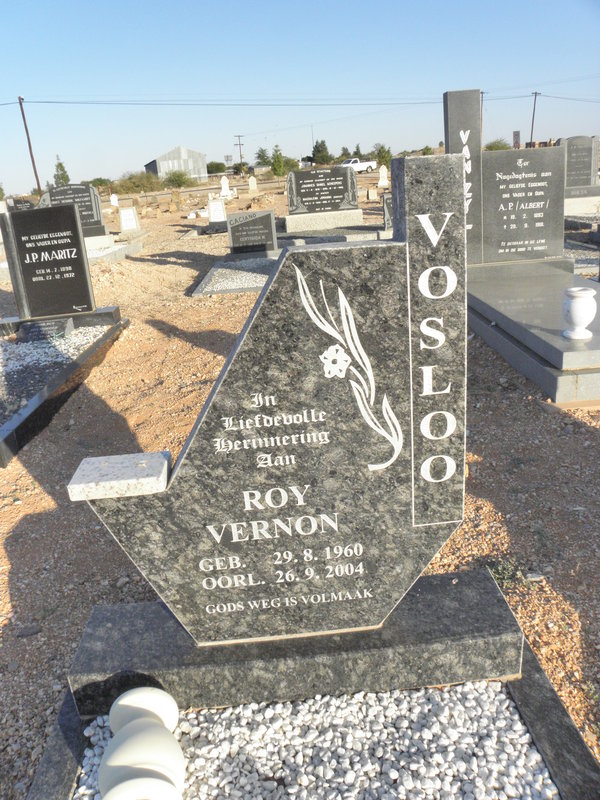 VOSLOO Roy Vernon 1960-2004