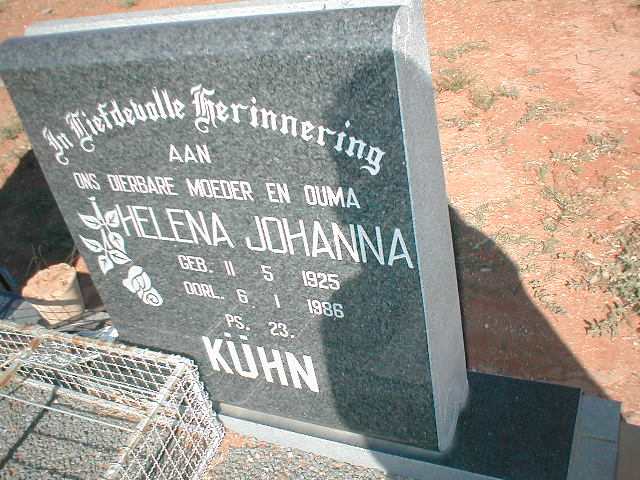 KUHN Helena Johanna 1925-1986