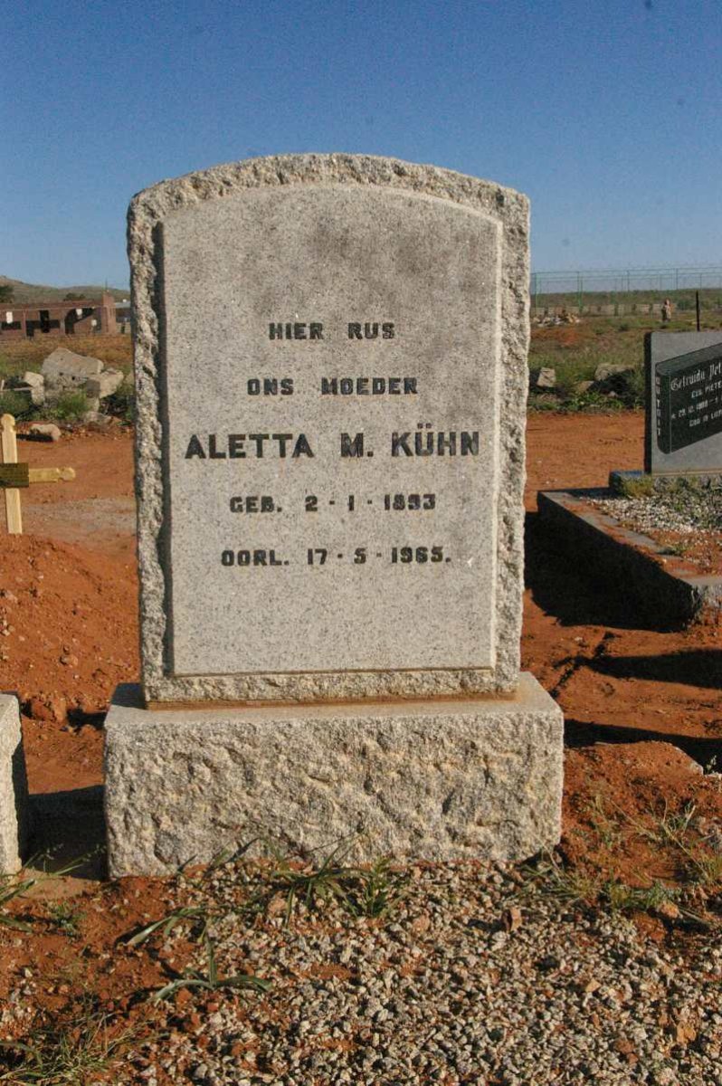 KUHN Cornelius 1891-1960 &amp; Aletta M. 1893-1965