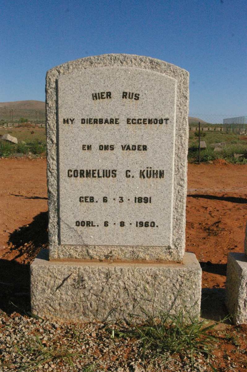 KUHN Cornelius 1891-1960 &amp; Aletta M. 1893-1965