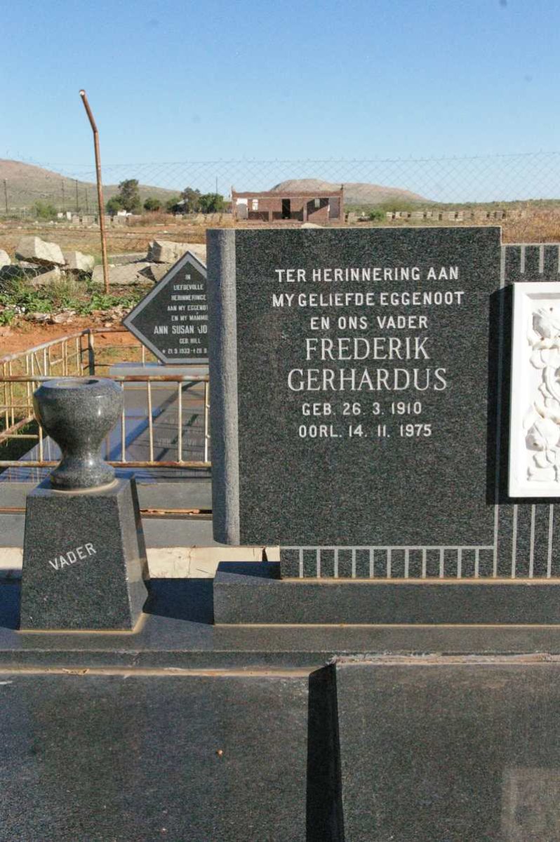 MULDER Frederik Gerhardus 1910-1975 &amp; Aletta Helena 1907-2000