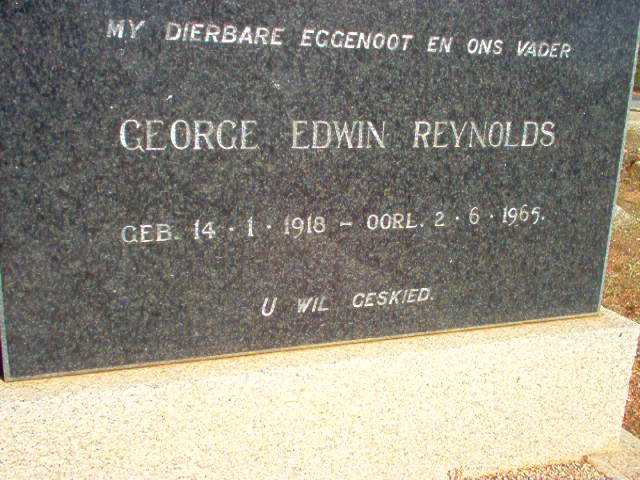 REYNOLDS George Edwin 1918-1965