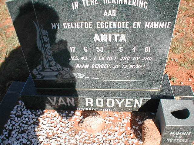 ROOYEN Anita, van nee SMIT 1953-1981