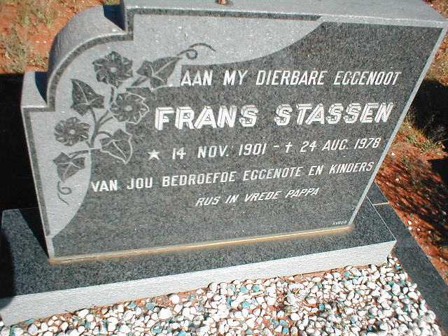 STASSEN Frans 1901-1978