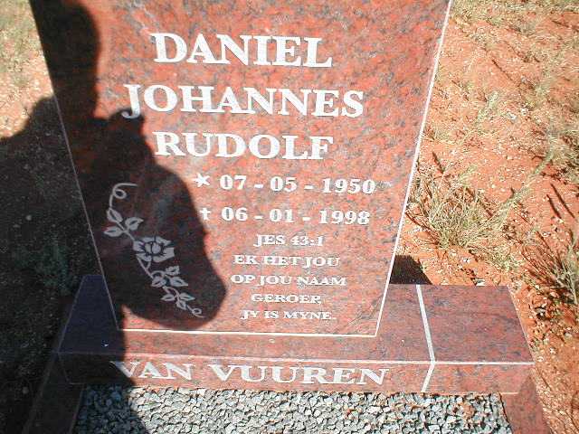 VUUREN Daniel Johannes Rudolf, van 1950-1998