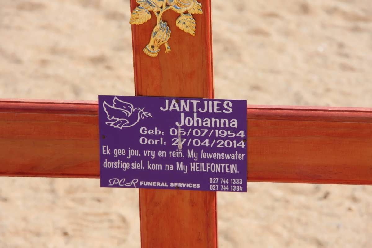 JANTJIES Johanna 1954-2014