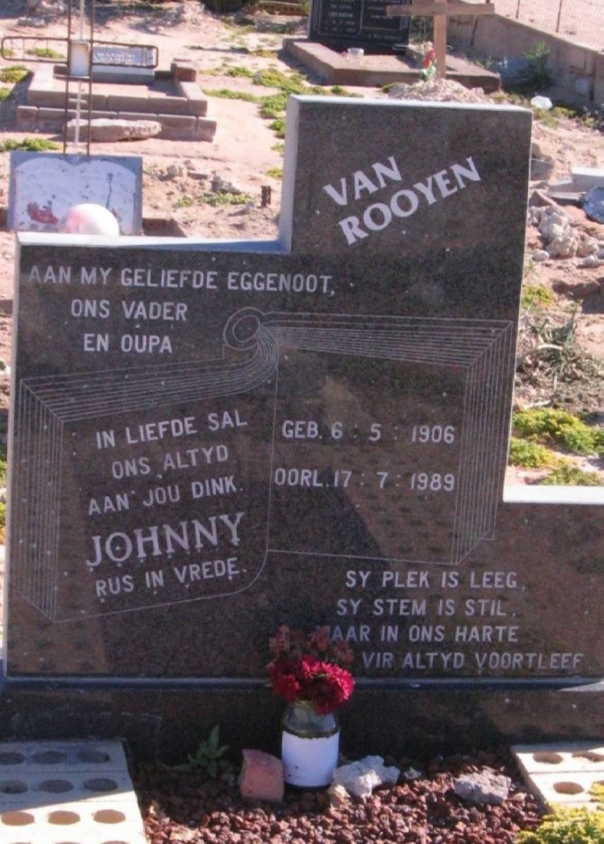 ROOYEN Johnny, van 1906-1989
