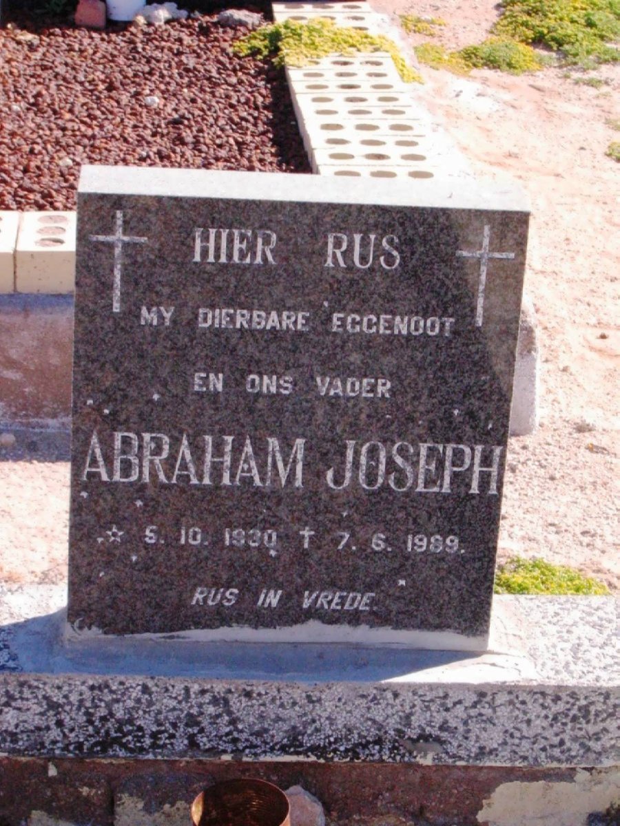 JOSEPH Abraham 1930-1989