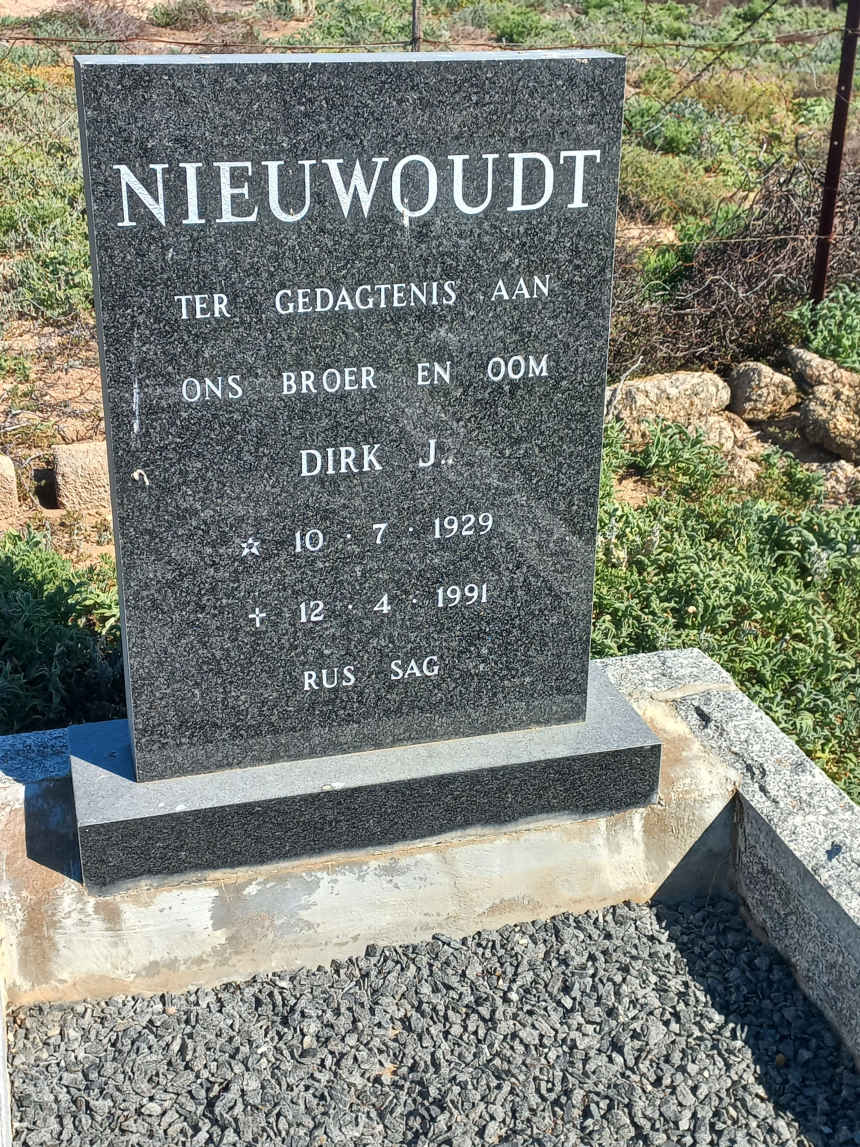 NIEUWOUDT Dirk J. 1929-1991