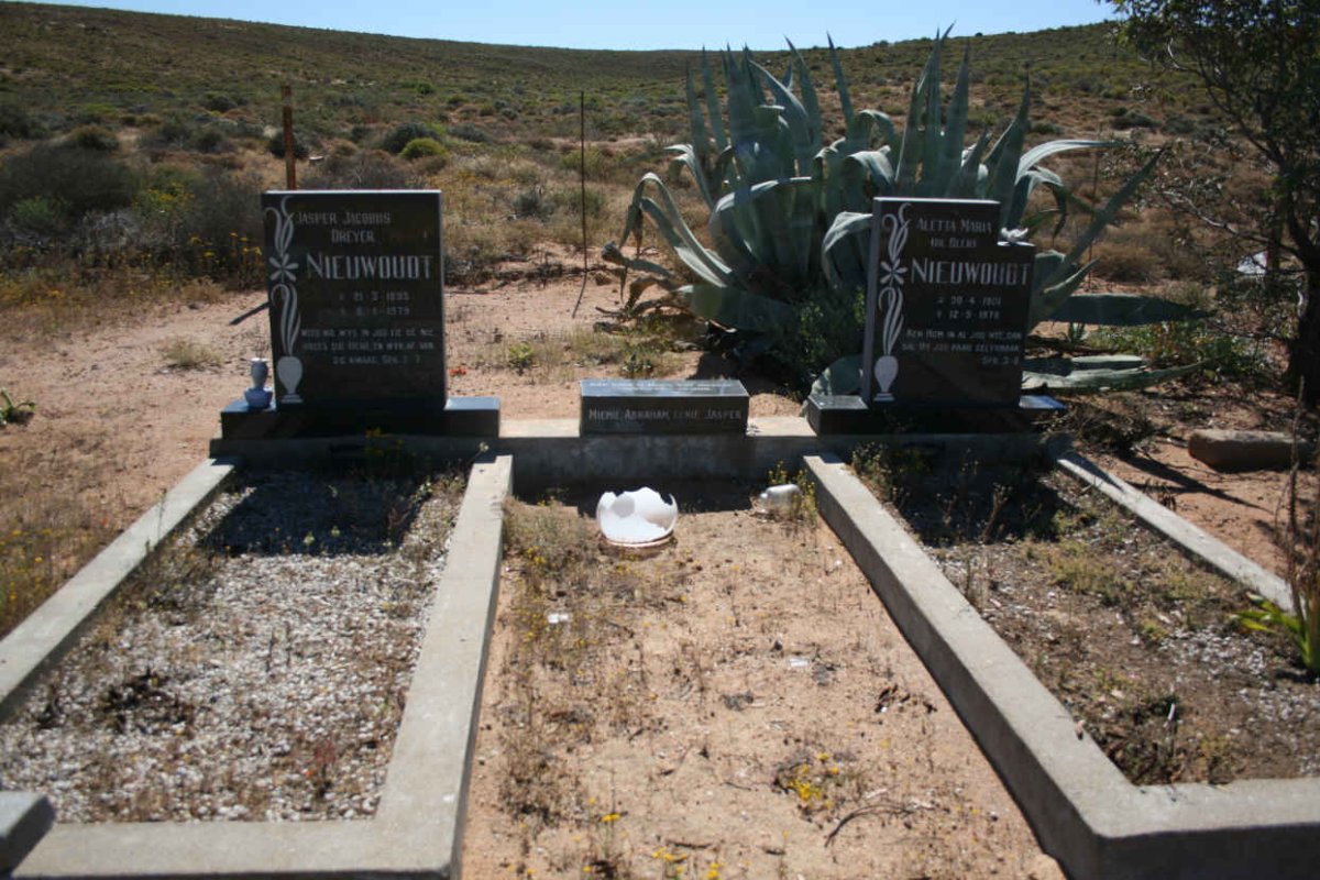 NIEUWOUDT Jasper Jacobus Dreyer 1895-1979 &amp; Aletta Maria DE BEER 1901-1978