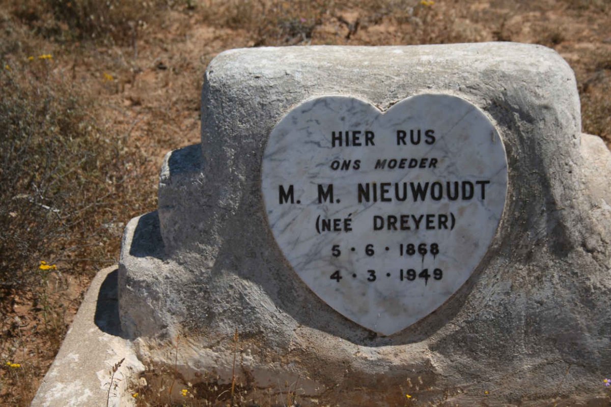 NIEUWOUDT M.M. nee DREYER 1868-1949