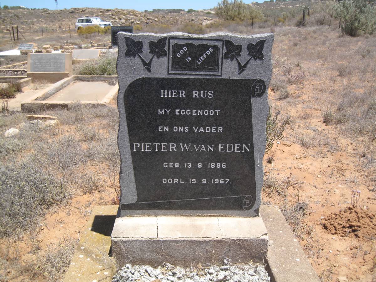 EDEN Pieter W., van 1886-1967