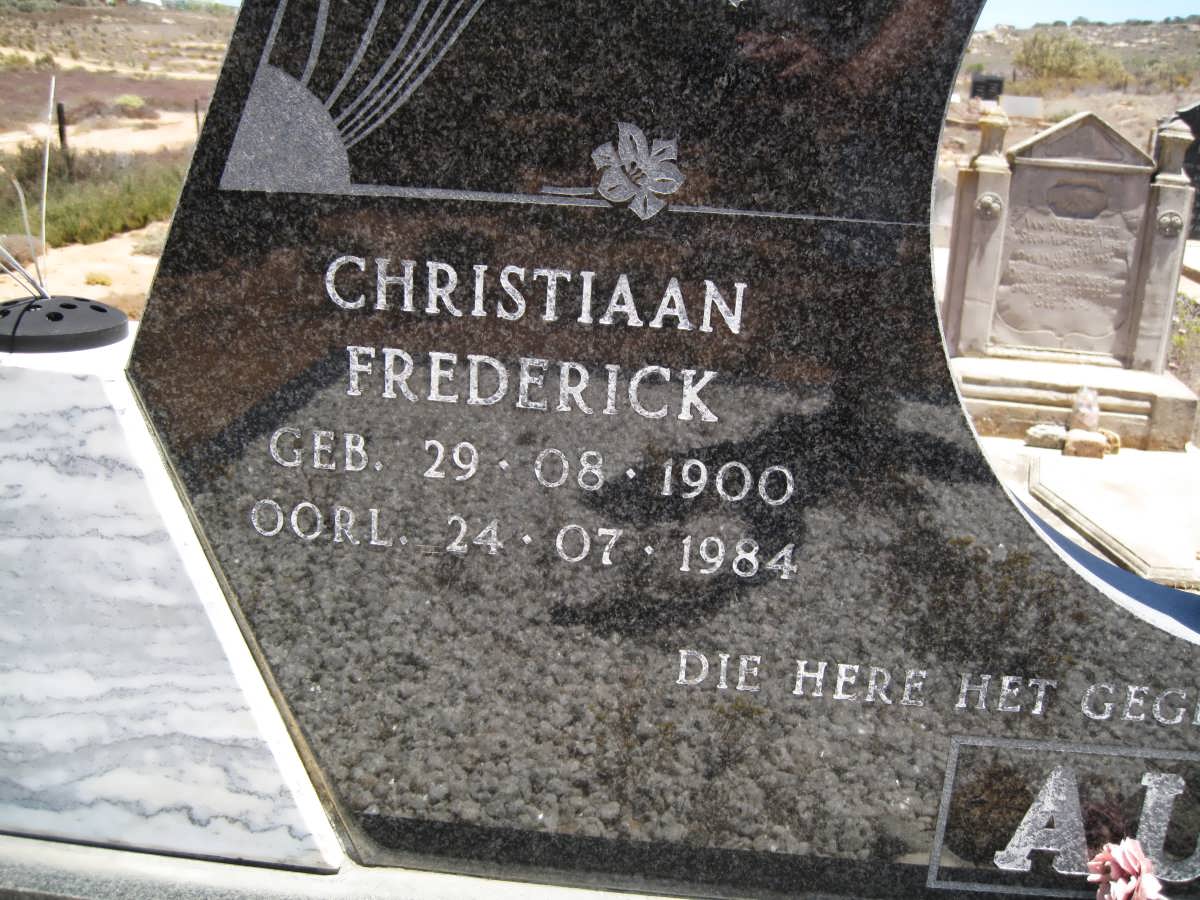 AURET Christiaan Frederick 1900-1984