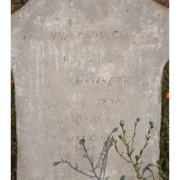 GENIS Johanna Maria Cornelia nee VAN NIEKERK 1870-1951