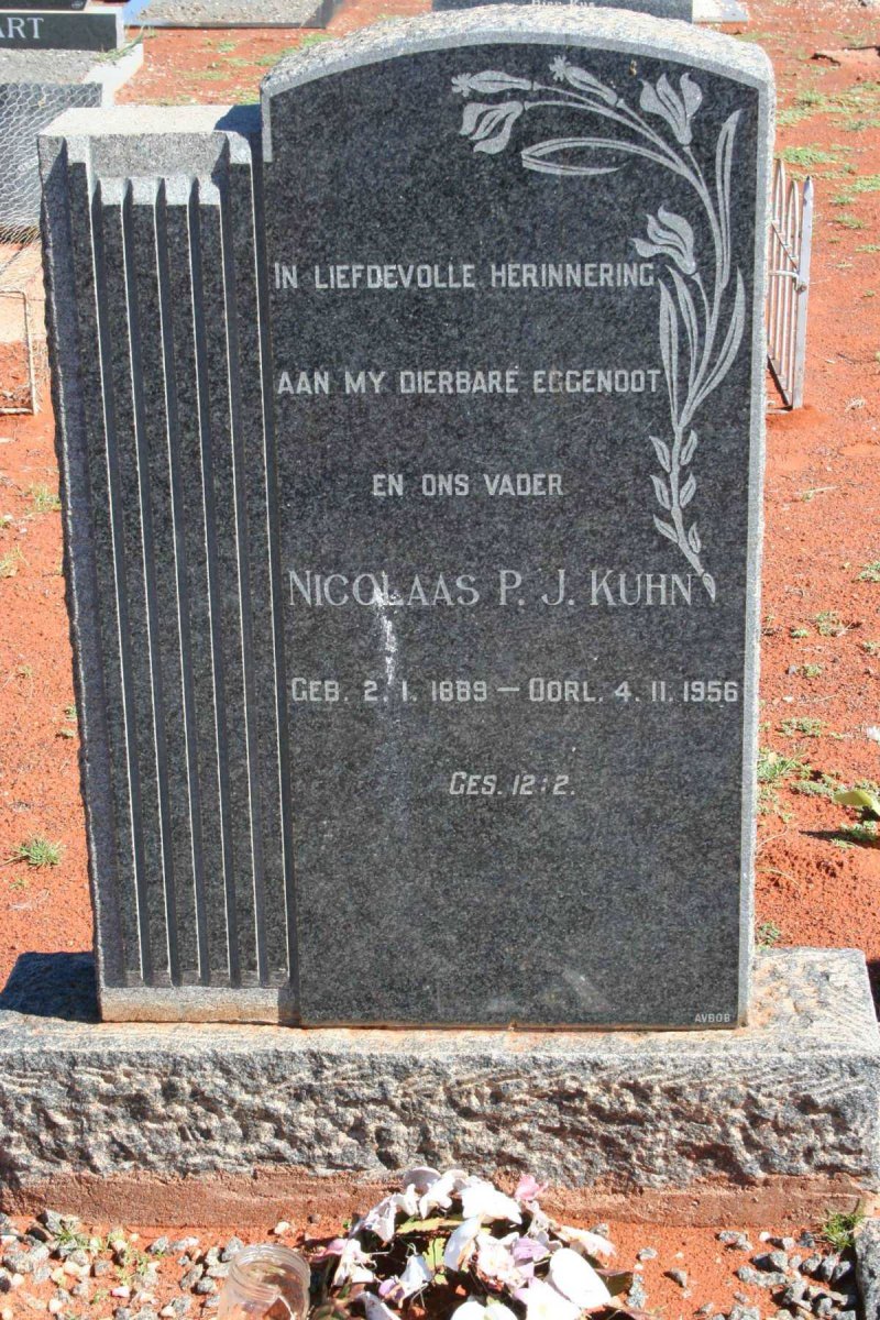 KUHN Nicolaas P. J. 1889-1956