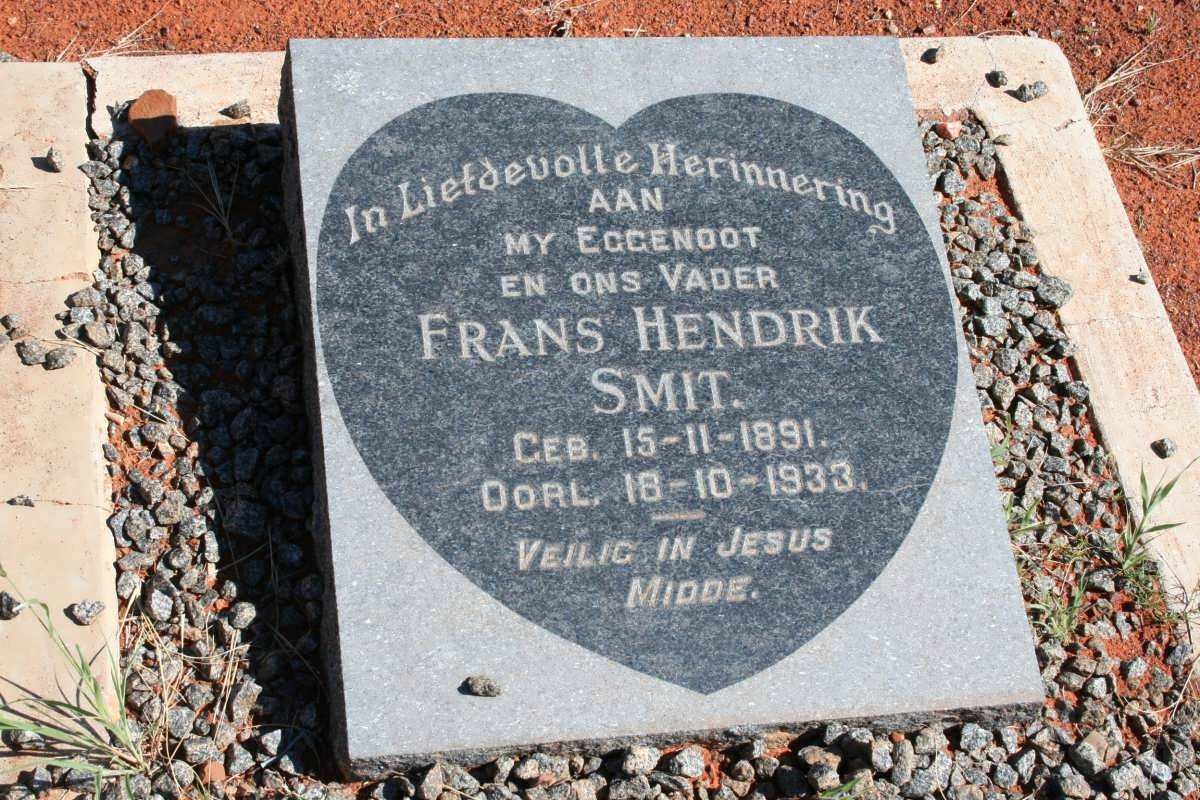 SMIT Frans Hendrik 1891-1933