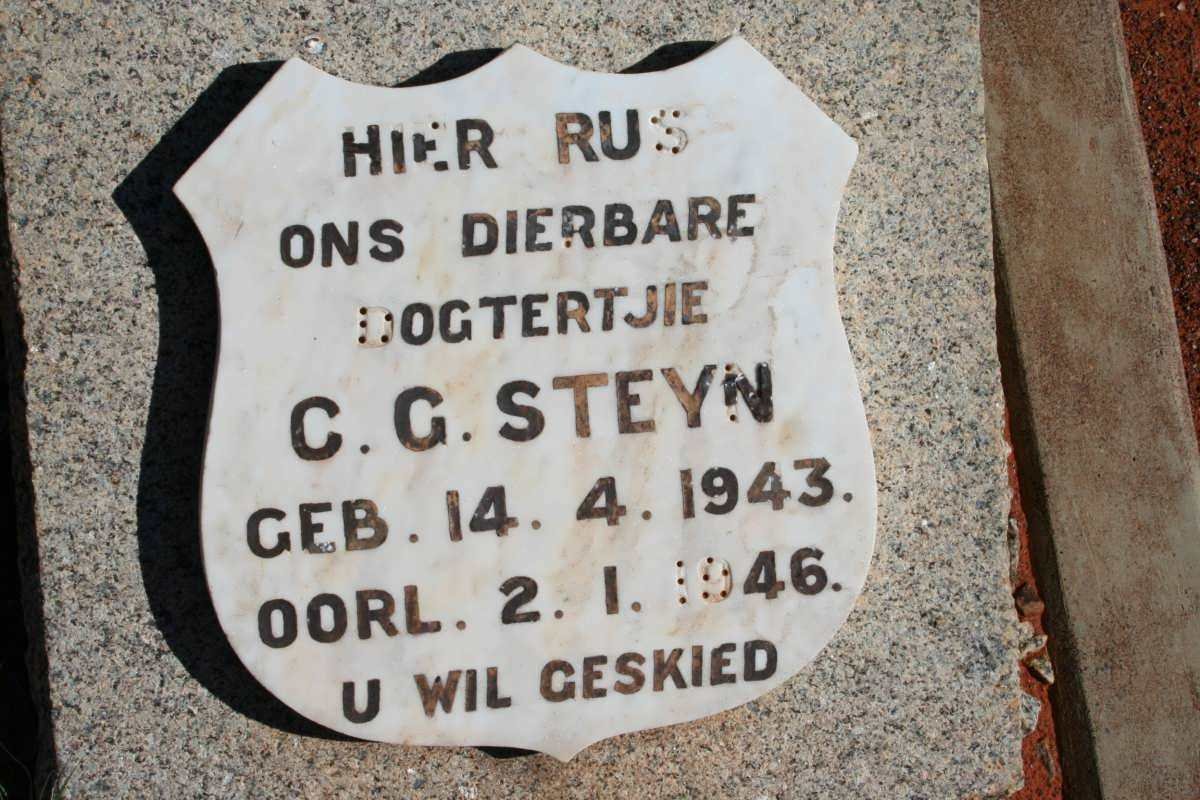 STEYN C.G. 1943-1946
