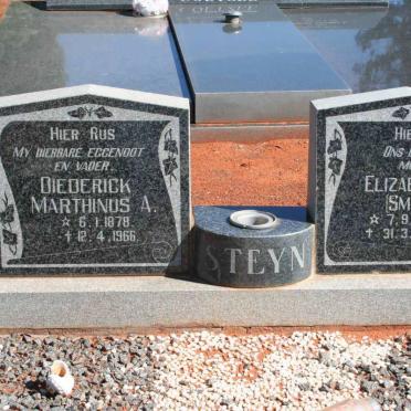 STEYN Diederick Marthinus A. 1878-1966 &amp; Elizabeth S. SMIT 1885-1981
