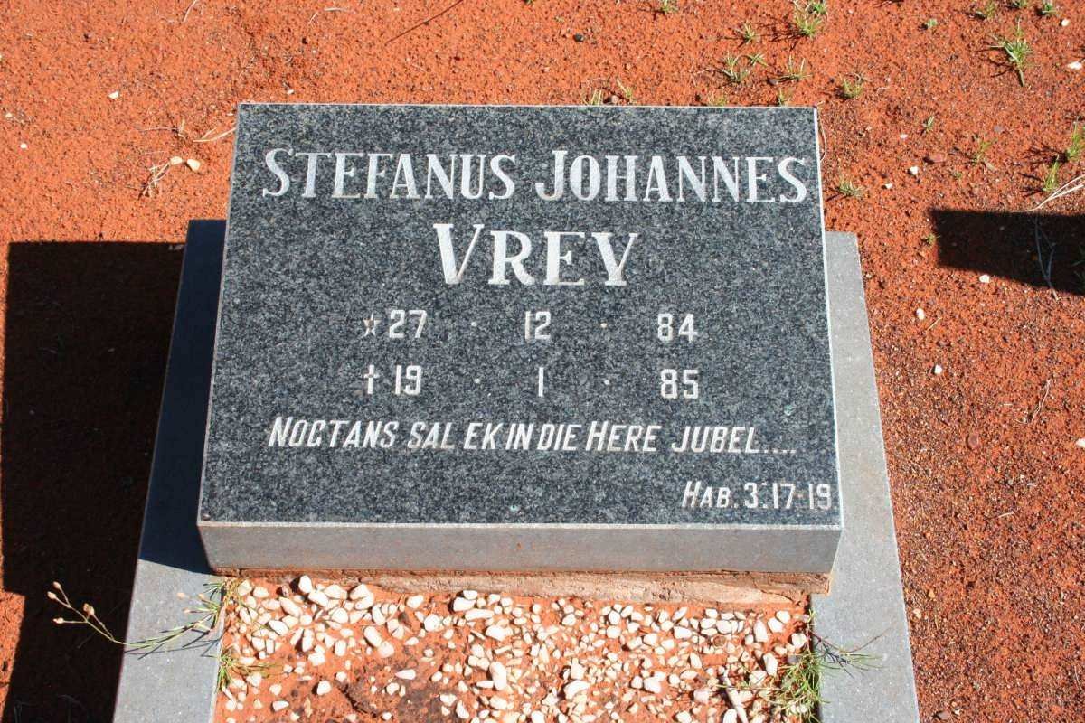 VREY Stefanus Johannes 1984-1985