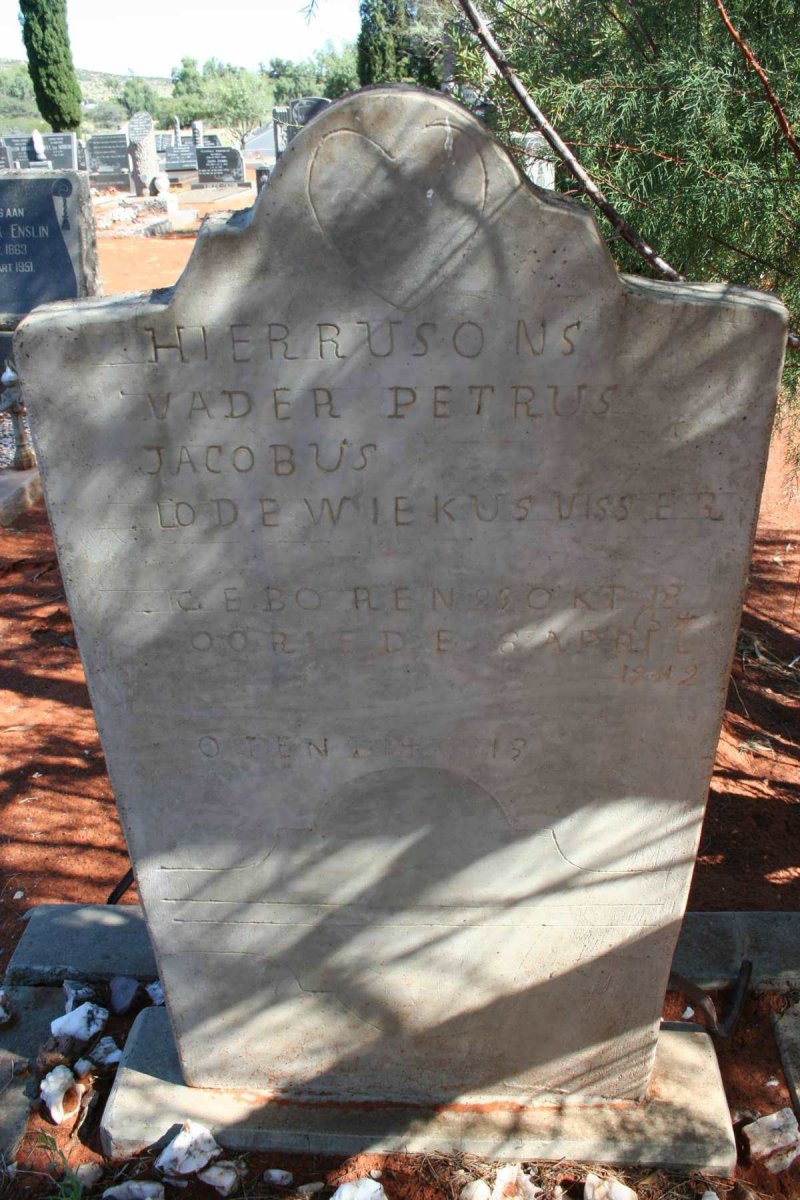 VISSER Petrus Jacobus Lodewiekus  1854-1942