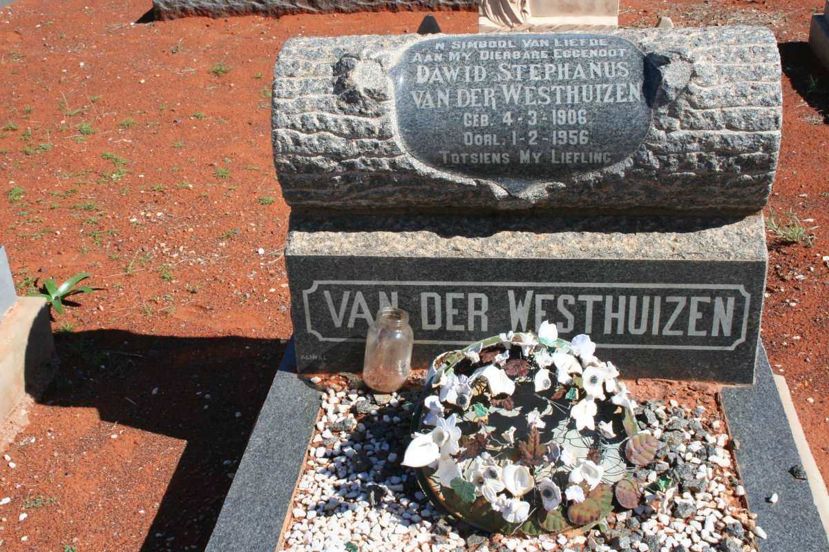 WESTHUIZEN Dawid Stephanus, van der 1906-1956