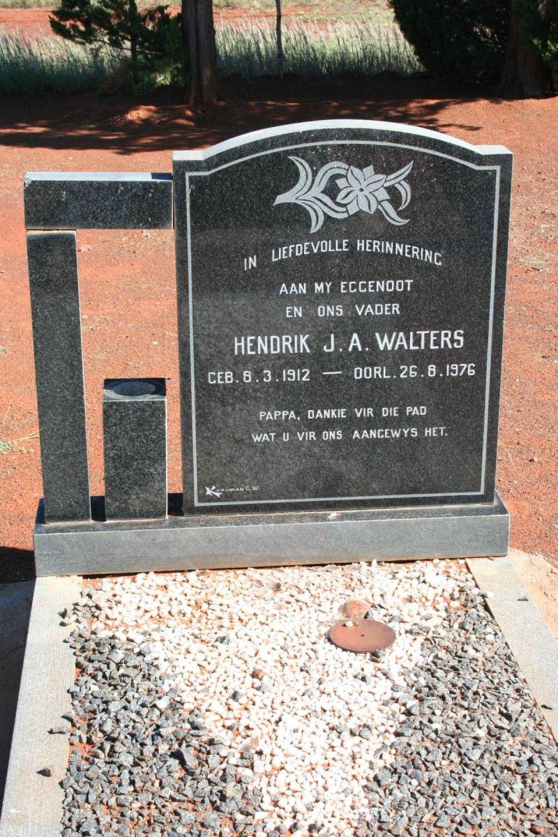 WALTERS Hendrik J.A. 1912-1976