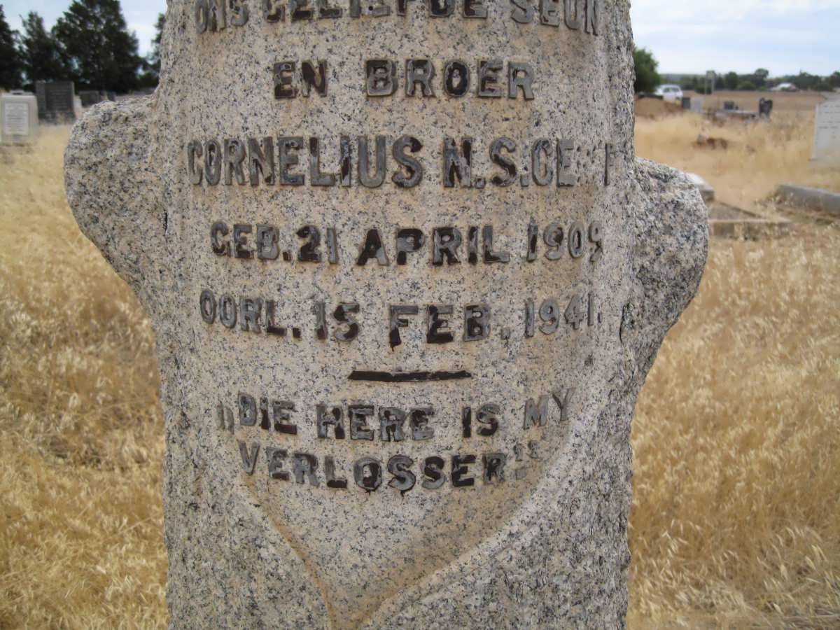 CERFF Cornelius N.S. 1909-1941