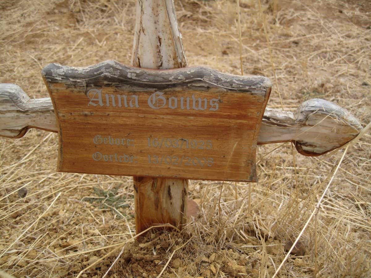 GOUWS Anna 1935-2008