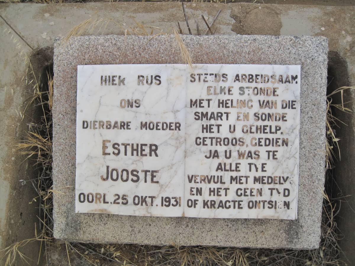 JOOSTE Esther -1931