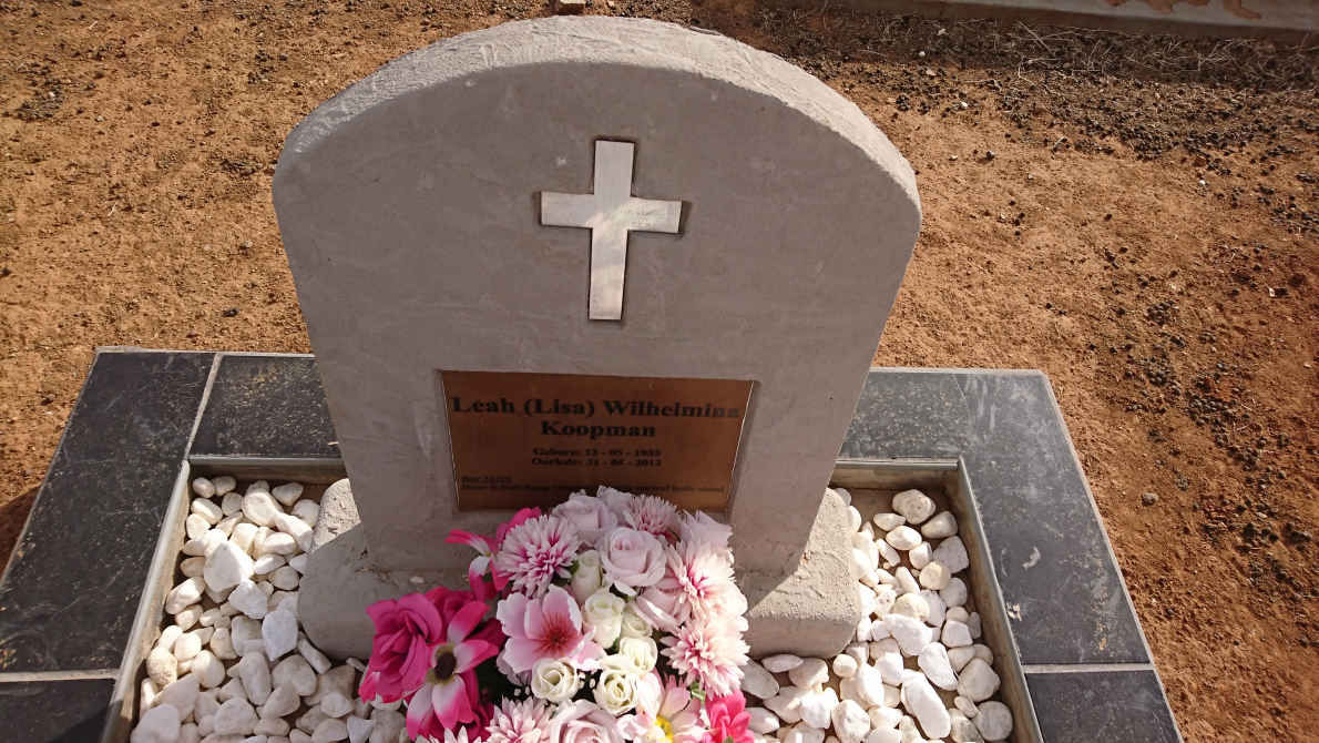 KOOPMAN Leah Wilhelmina 1955-2012